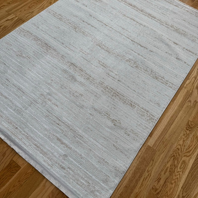 Bambu Saten - Beyaz Açık Kahve