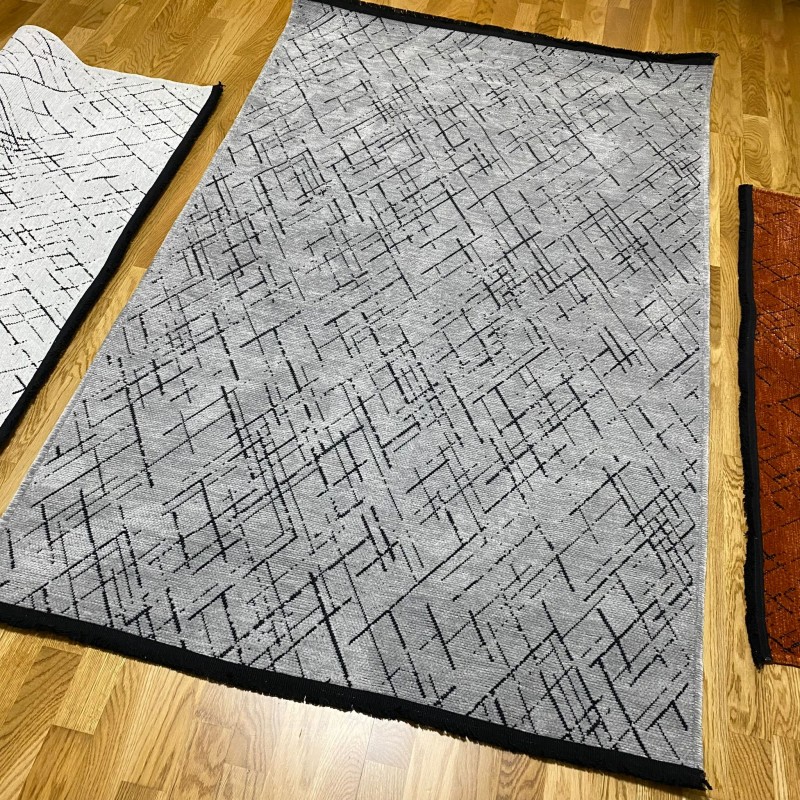 Şönil dokuma kilim-GRİ 03
